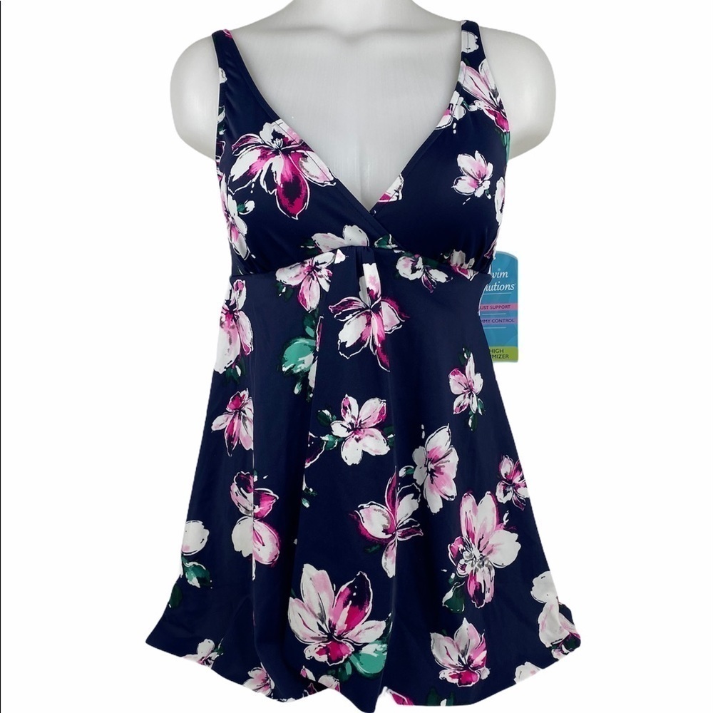 SWIM Solutions Flyaway Floral One Piece Swimdress